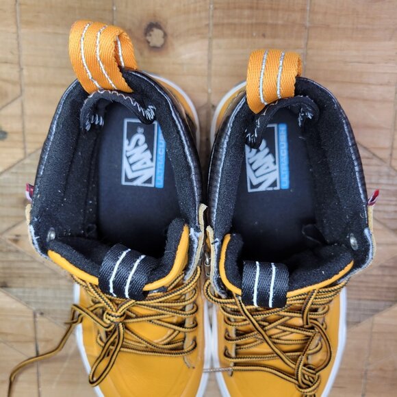 🔥 Vans SK8 HI MTE 2.0 DX Mens 9 Apricot /‎ Black All Weather Hiking Shoes Boots - Picture 10 of 11